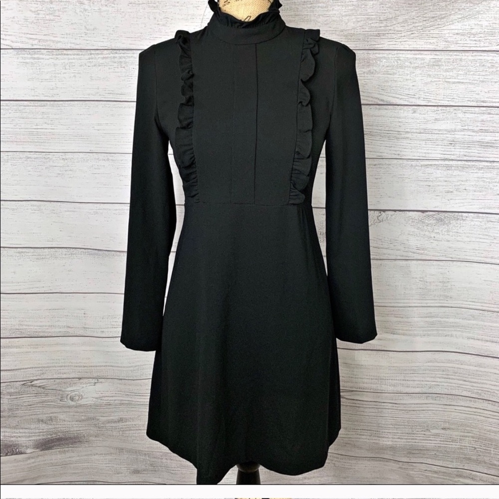 Zara black mini dress
